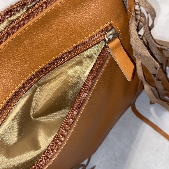 New Handmade Real Cowhide Leather Crossbody Purse Handbag Hair On - Picture 4 of 5